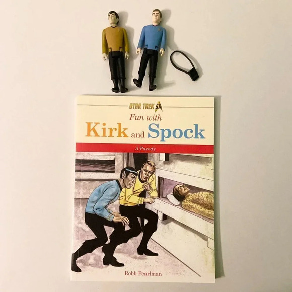 Funko  Star Trek Action Figures Dr McCoy Sulu Fun with Kirk and Spock Book - Picture 1 of 16